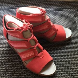 Sorel Joanie Lace wedge sandals